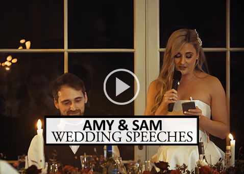 WEdding Speeches Amy Sam Videographer