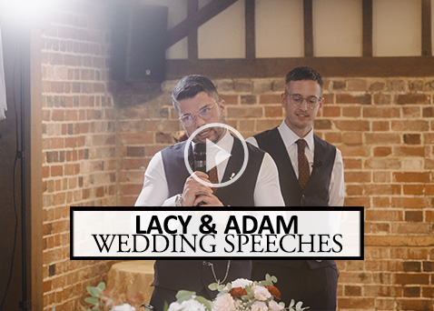 Lacy Adam Wedding Speeches Video