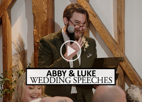 Abby and Luke Wedding Video Milling Barn Hertfordshire - Speeches